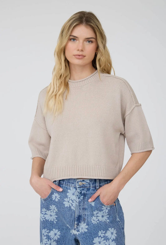 Steel sweater top