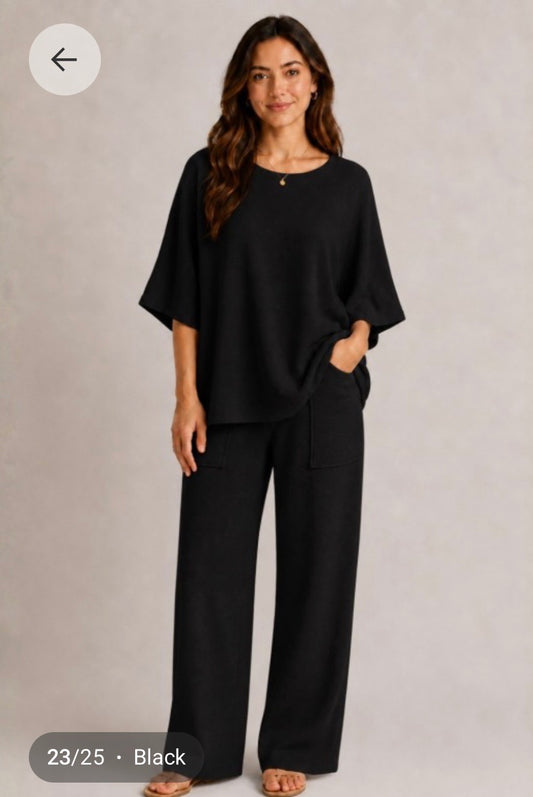 Black cozy set