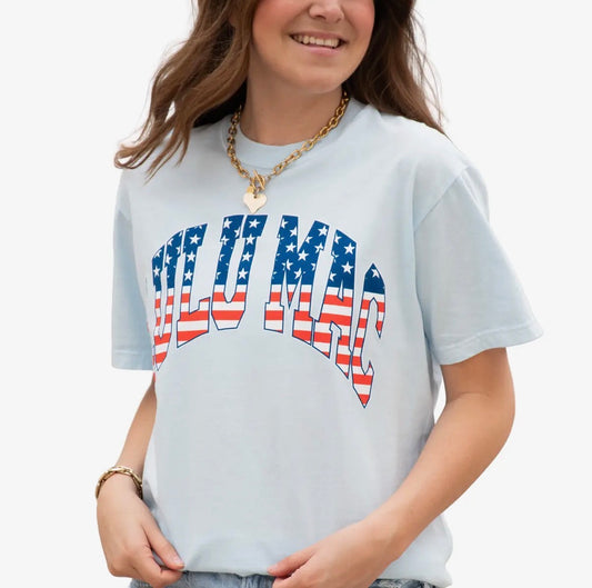 Lulu Mac flag tee
