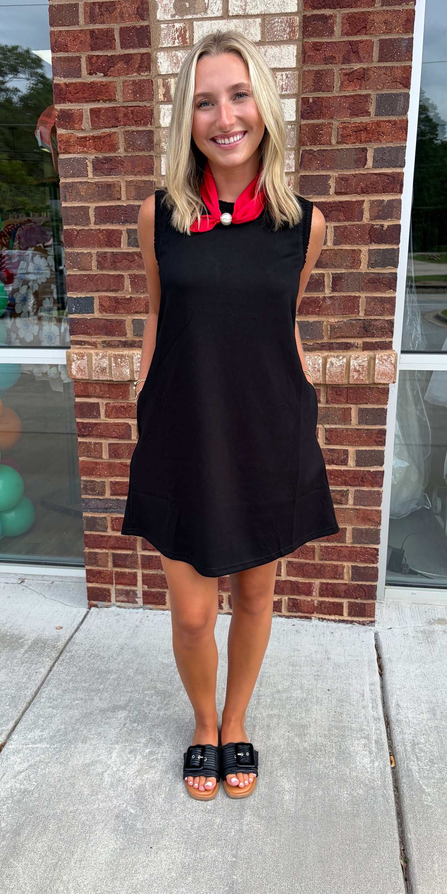 Solid game day dresses