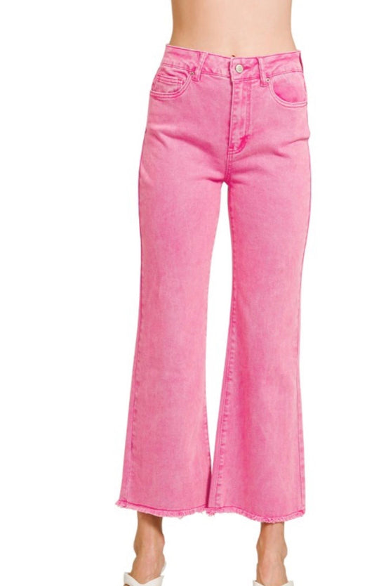 Zenana hot pink jeans