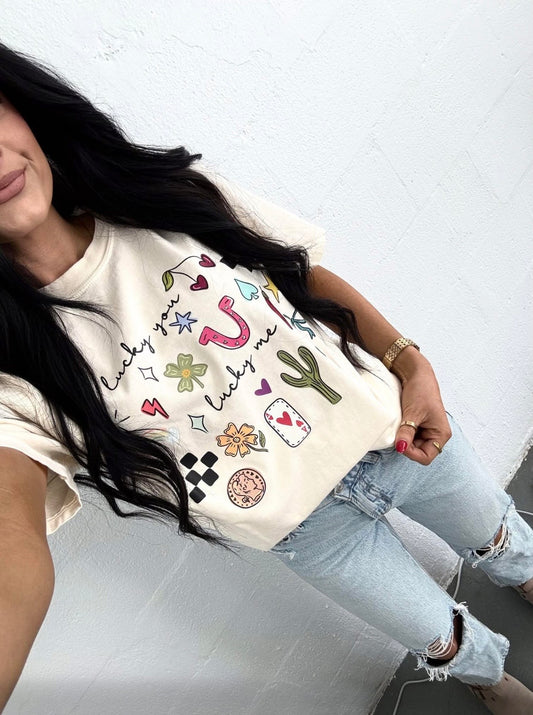 Lucky you tee