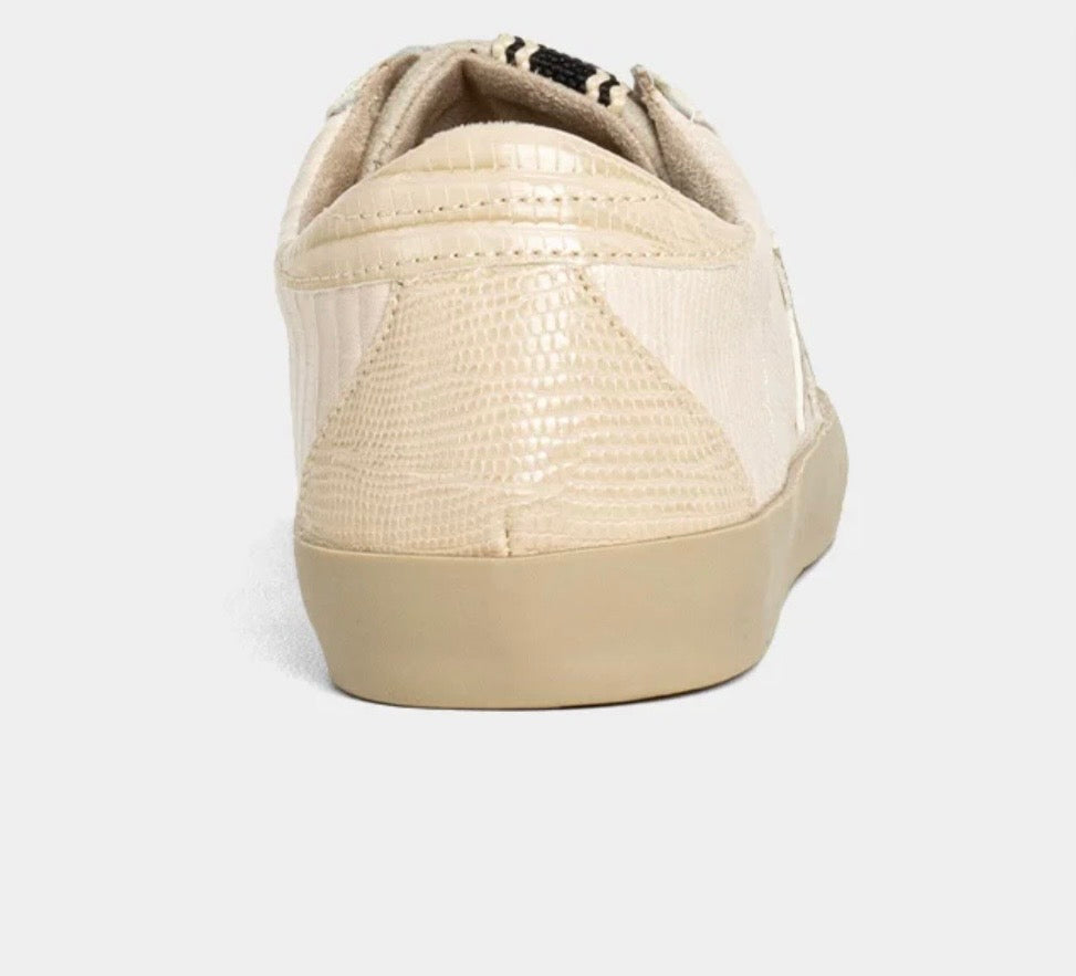 Kids Paula mini blush lizard sneakers