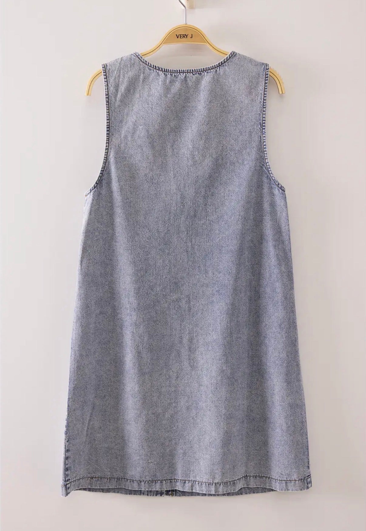 Indigo denim dress