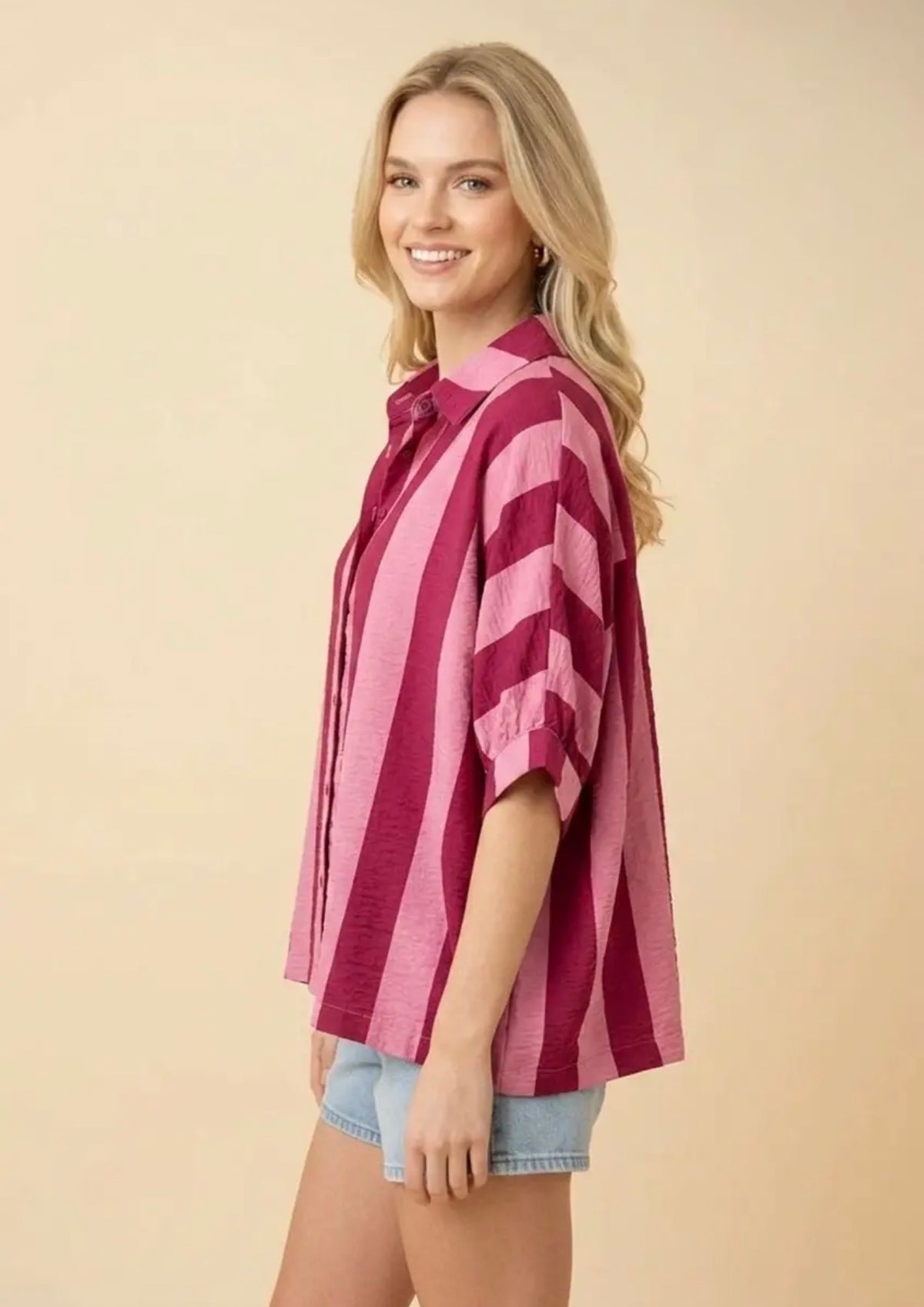 Becky stripe top
