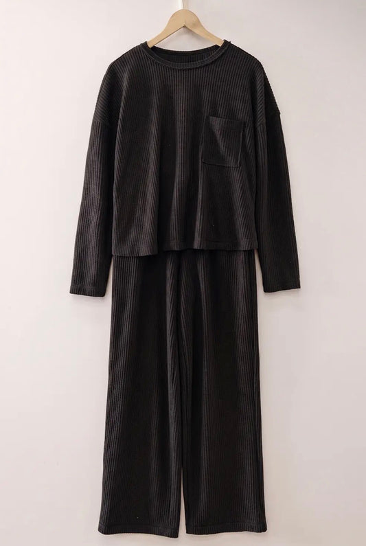 Black casual set