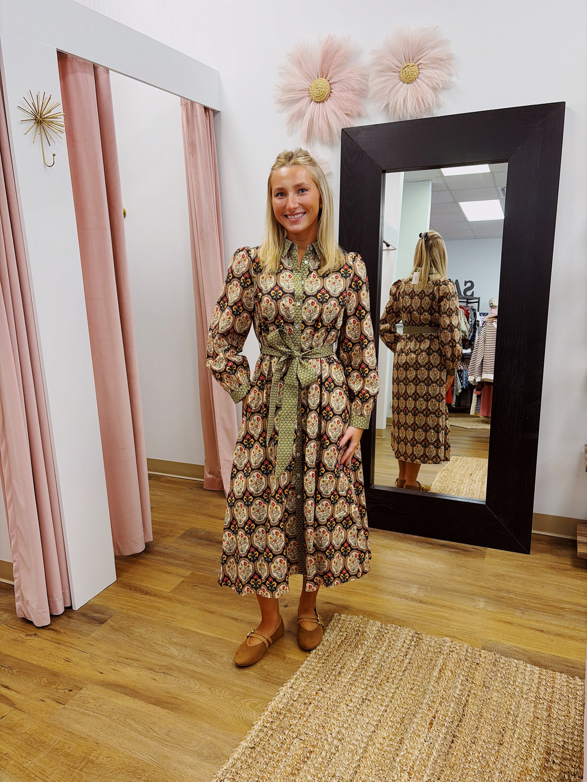 Vintage floral dress