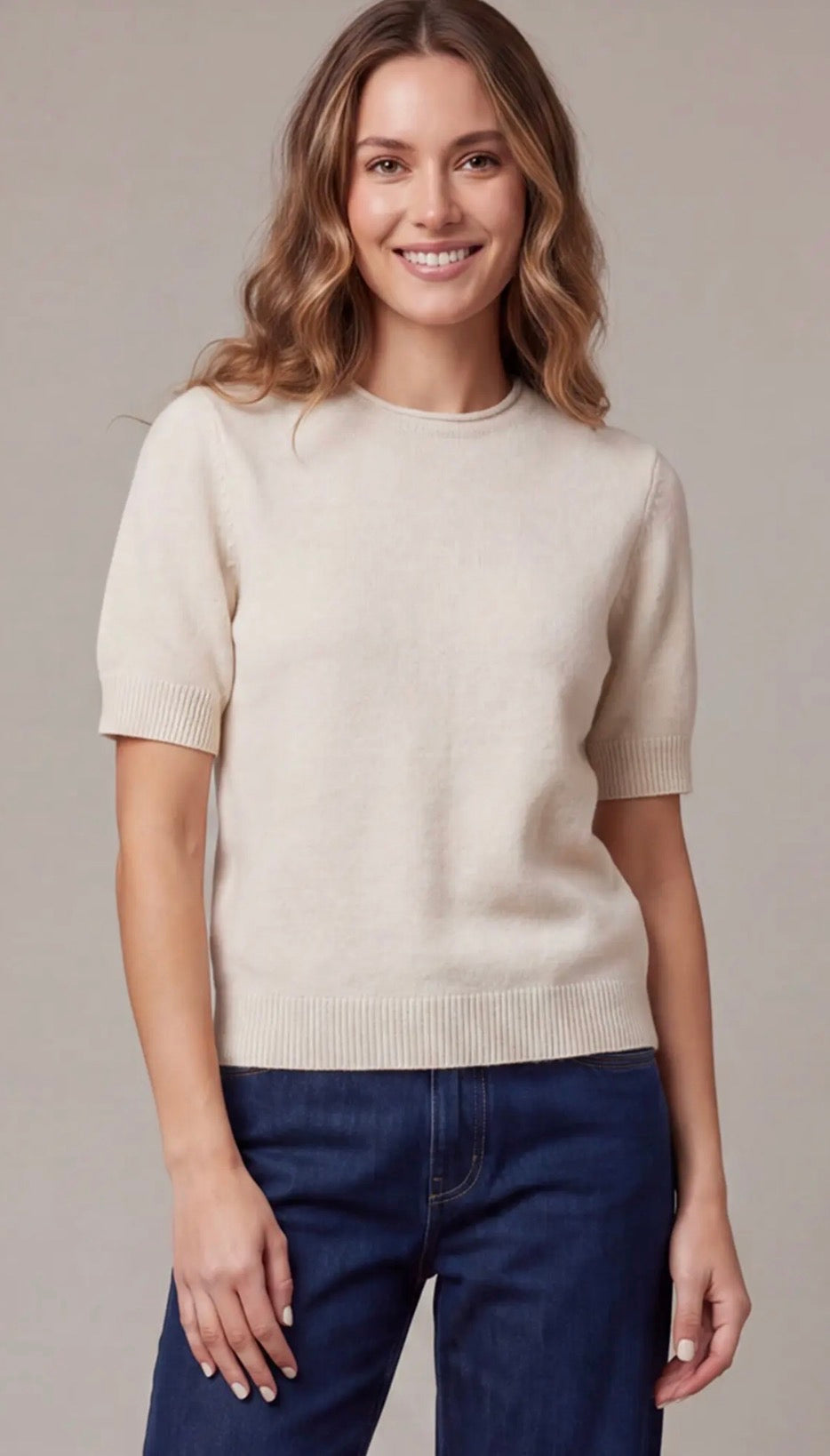 Light taupe sweater