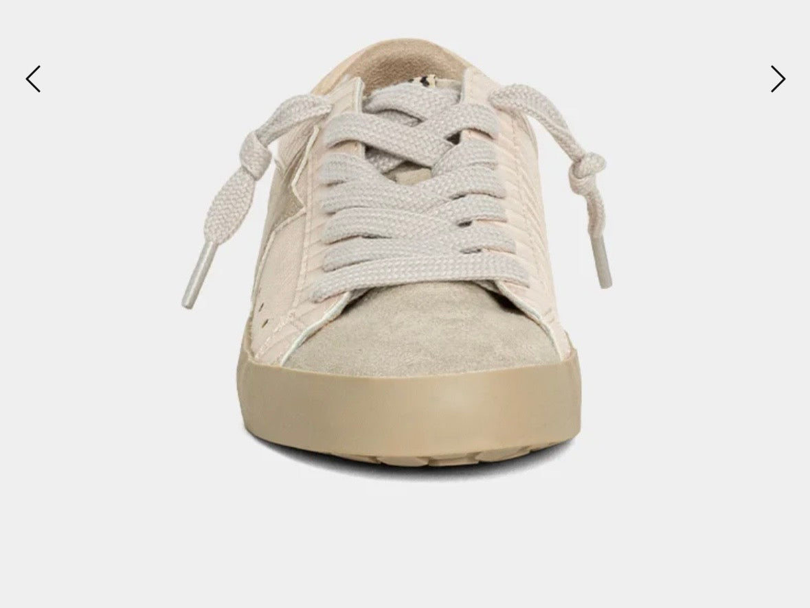 Kids Paula mini blush lizard sneakers