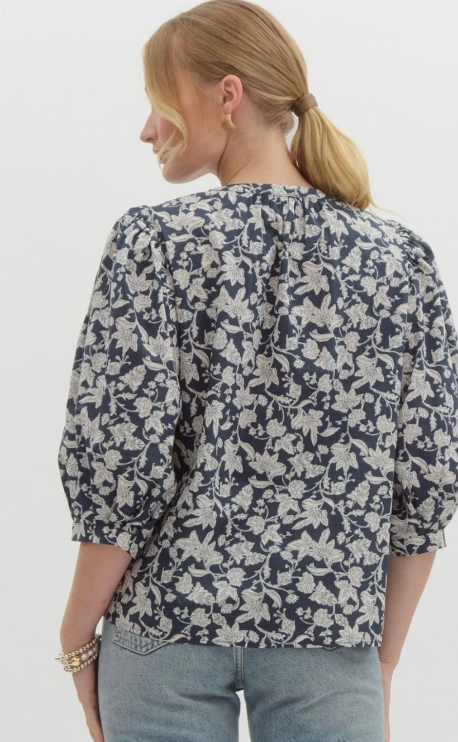 Jane navy top