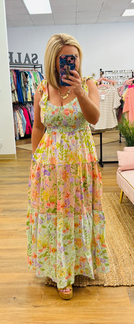 Flower garden dress
