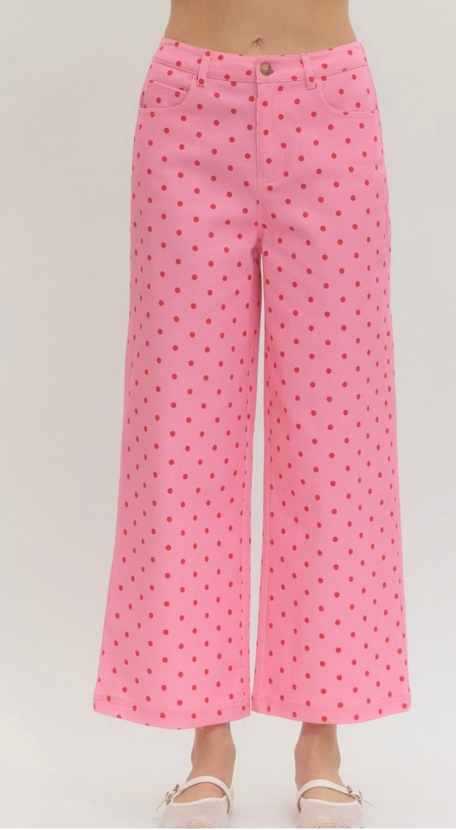 Pink dot pants