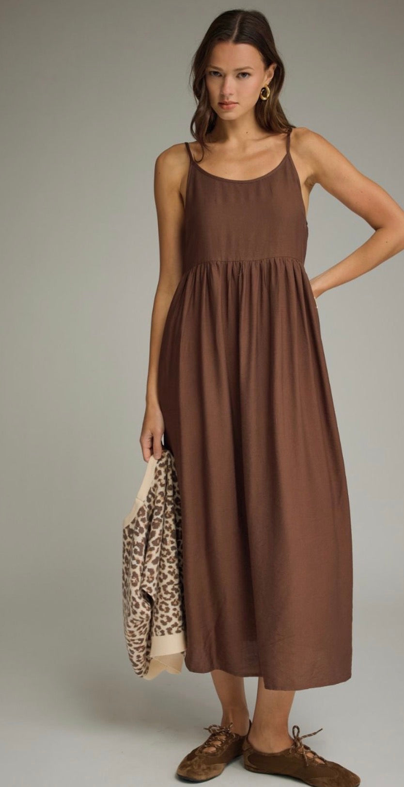 Cheetah sweater dress