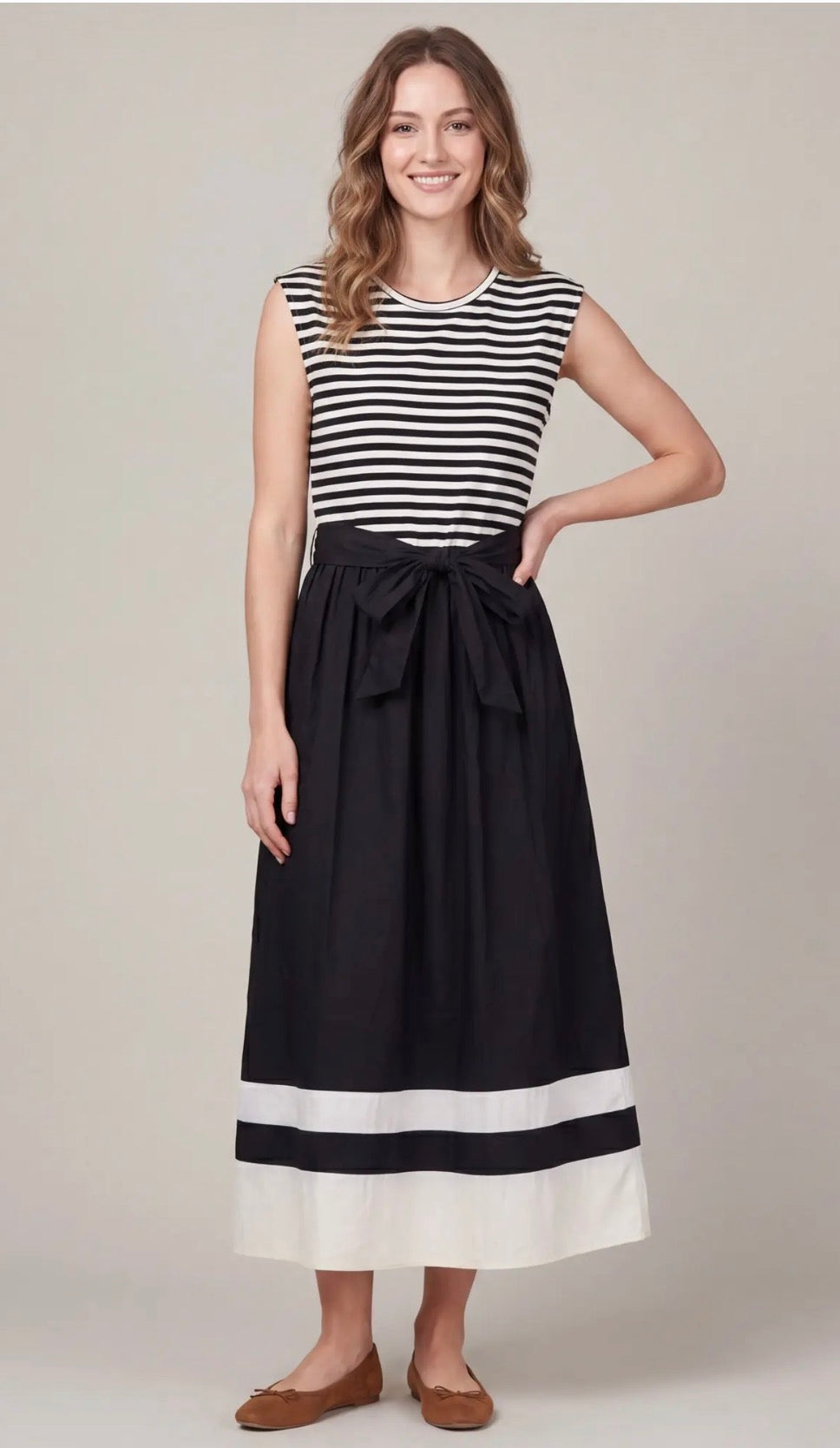 Carmen black tie dress