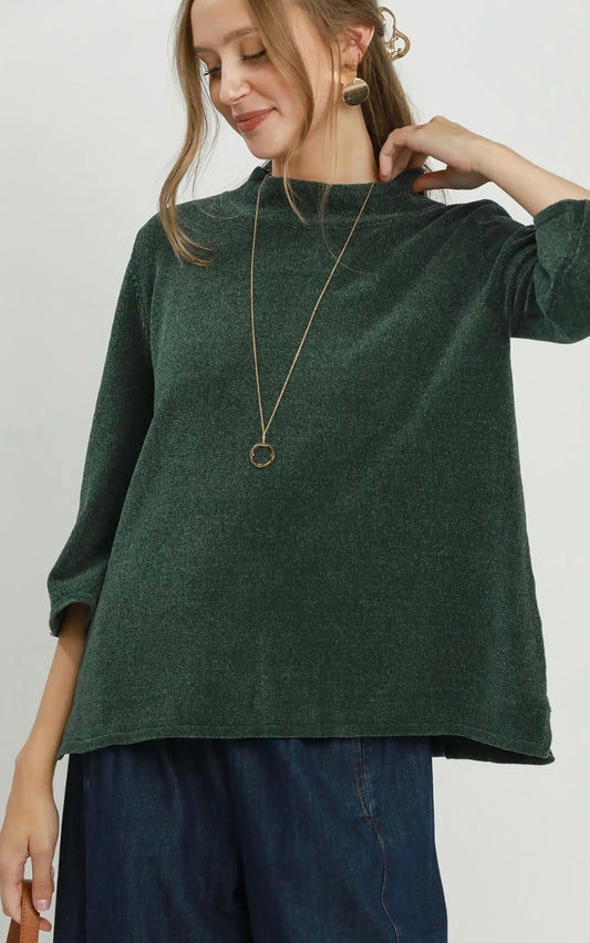 Hunter green sweater