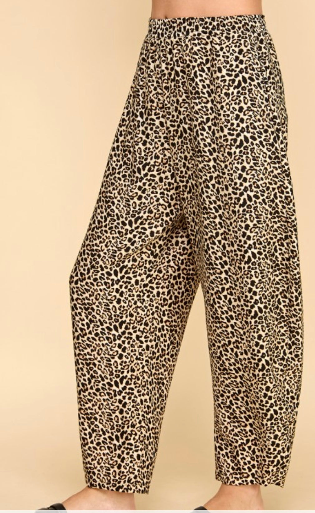 Cheetah print pants