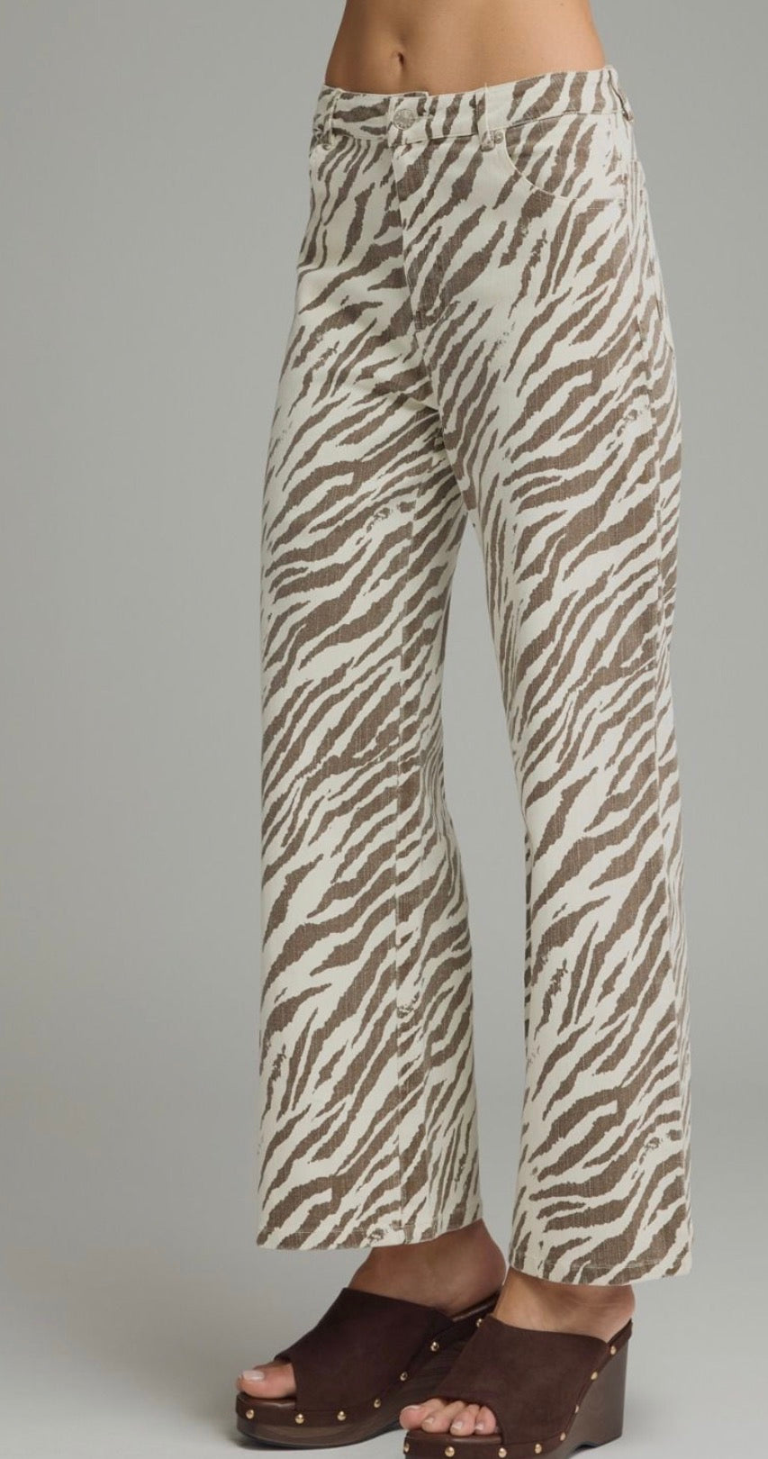 Zebra stripe pants