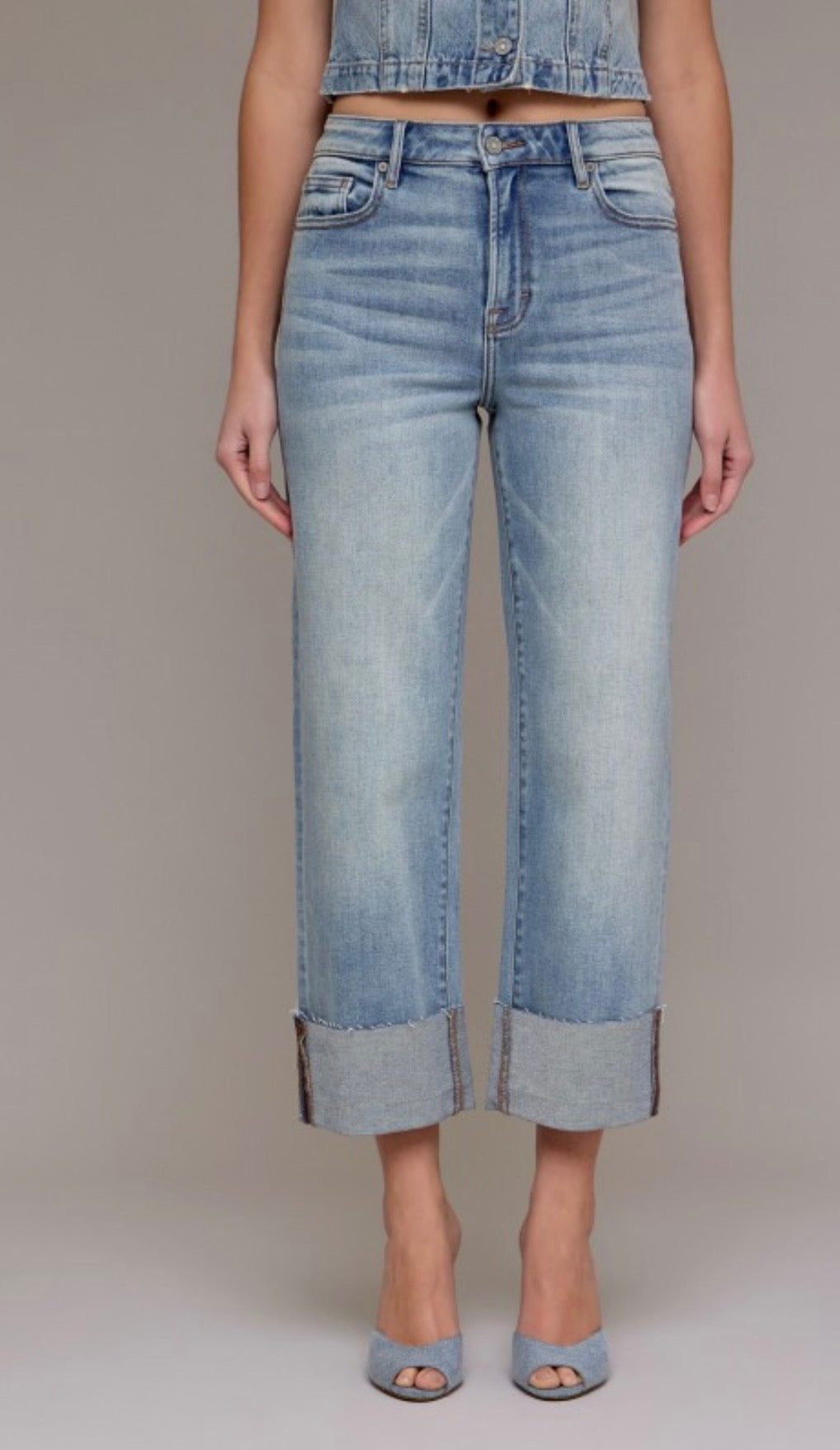 Hidden vintage HW straight jeans
