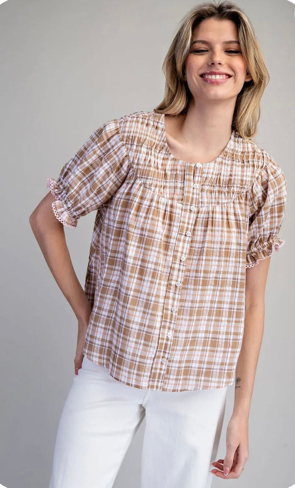 Mocha Kimberly top