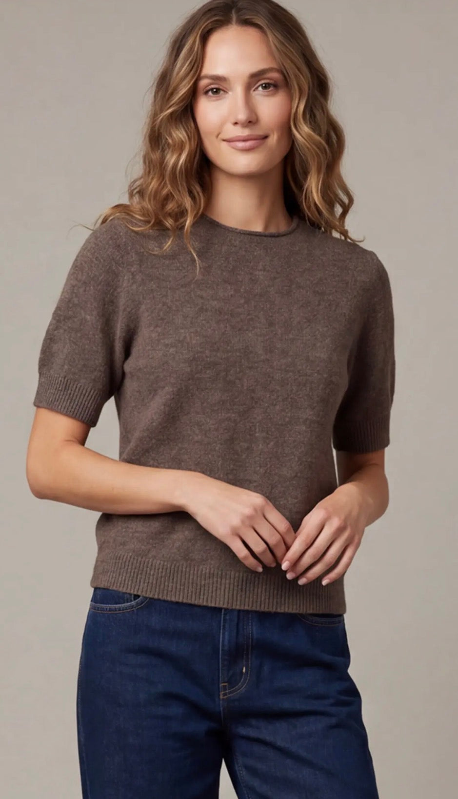 Brown sweater