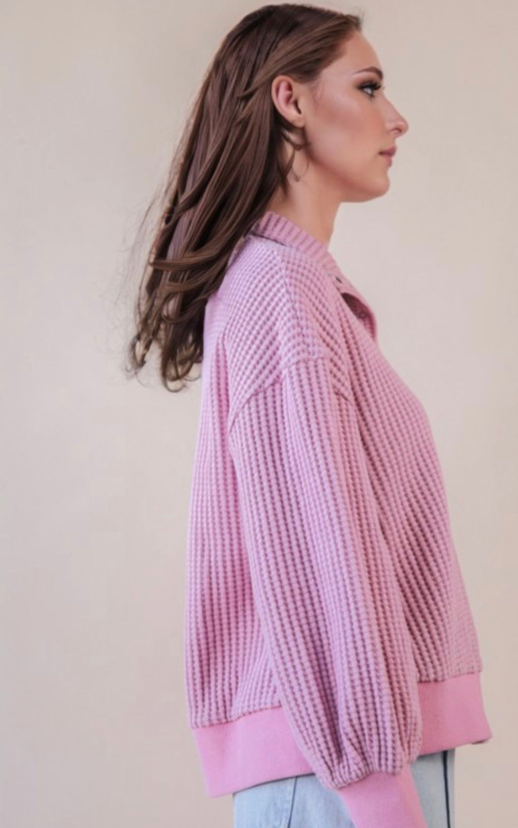 Pink pullover