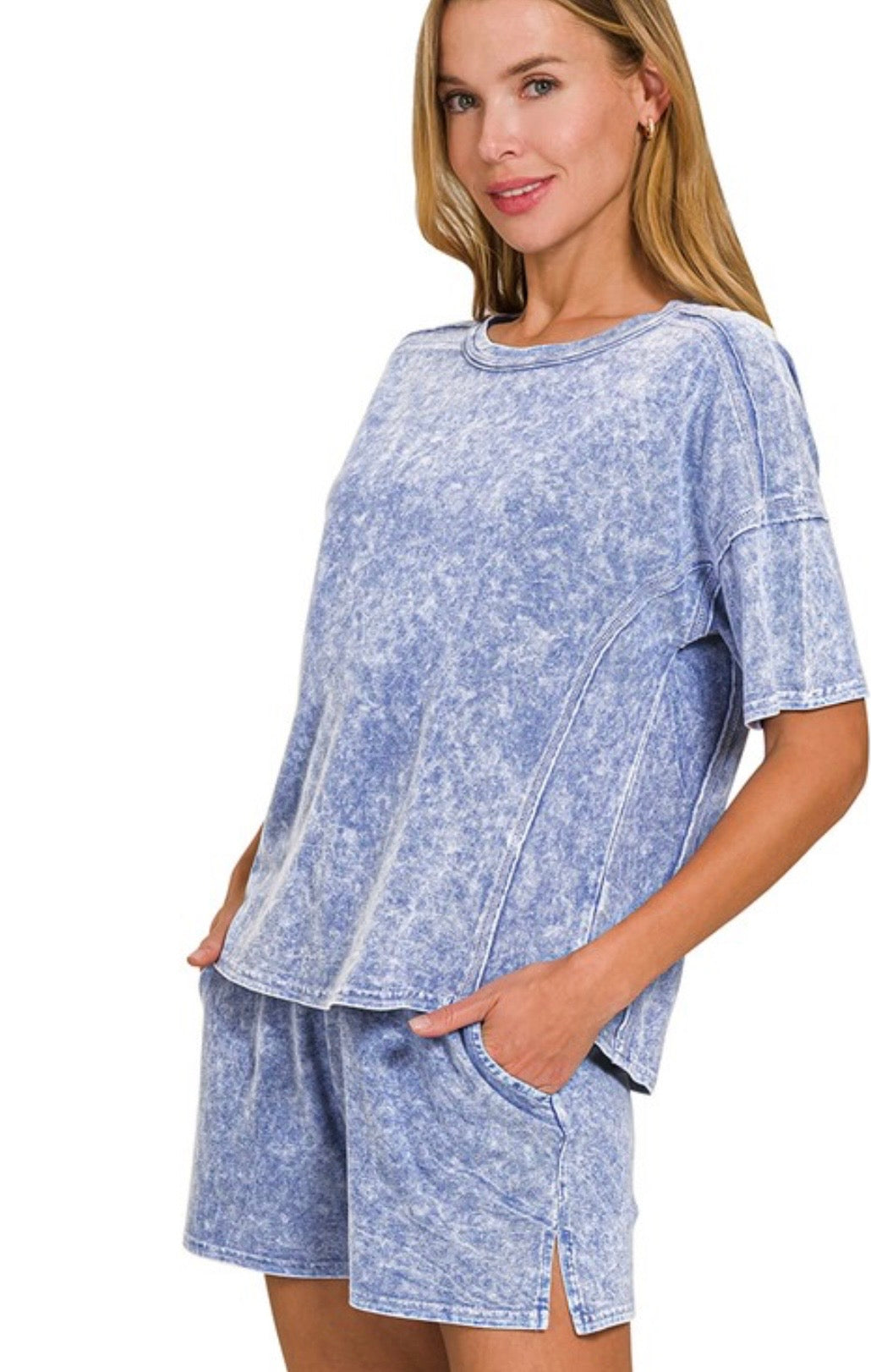 Mineral wash blue set