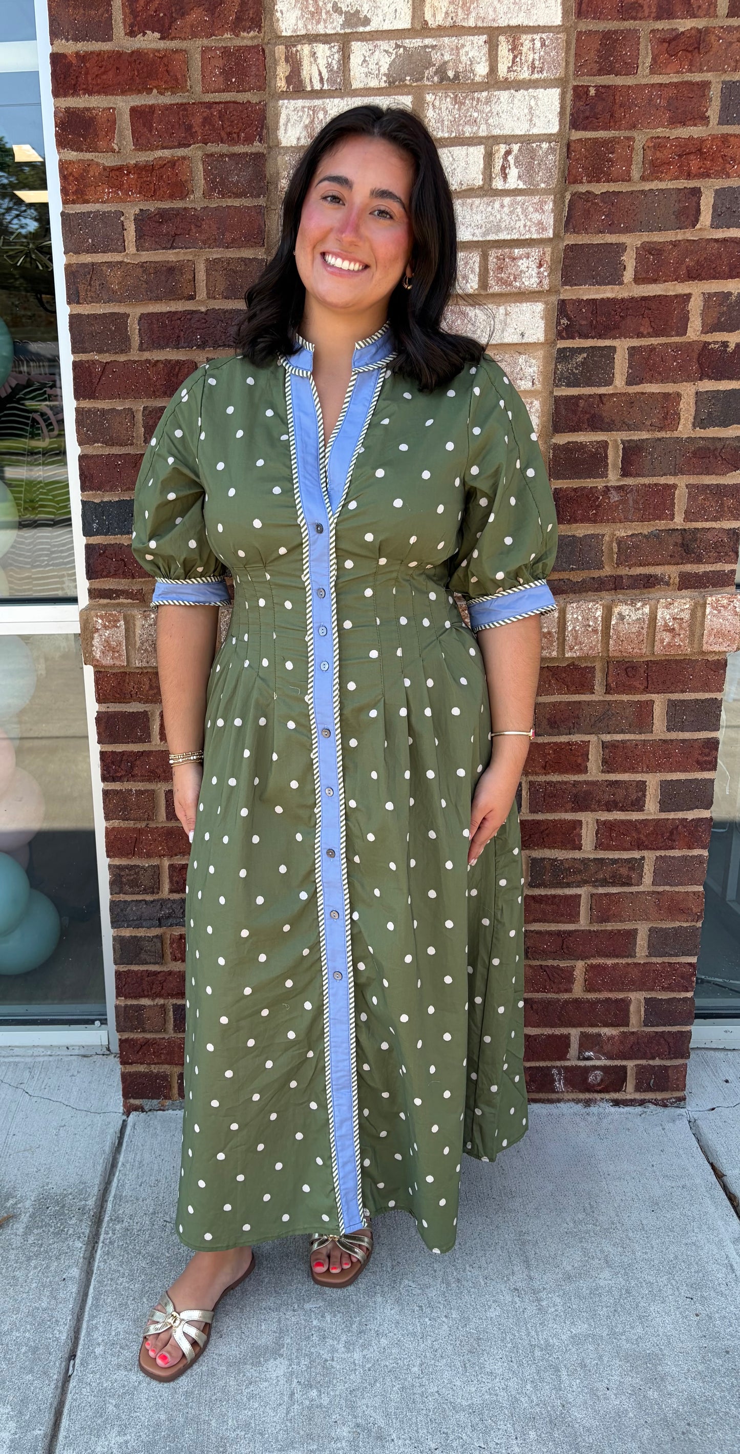 Olivia dot dress
