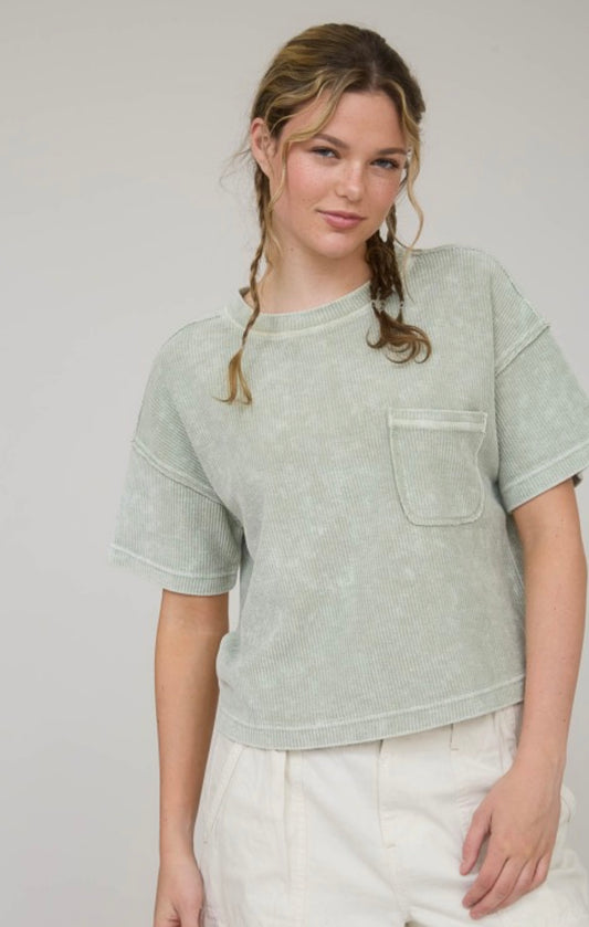 Light olive top