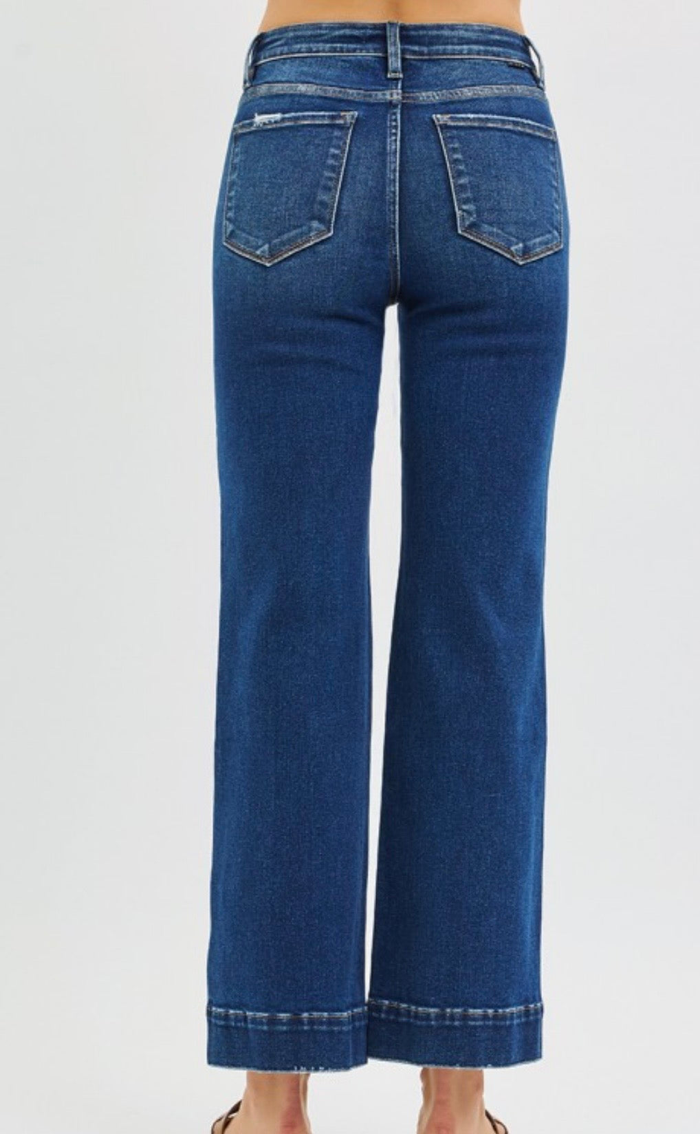 Risen HW straight jeans