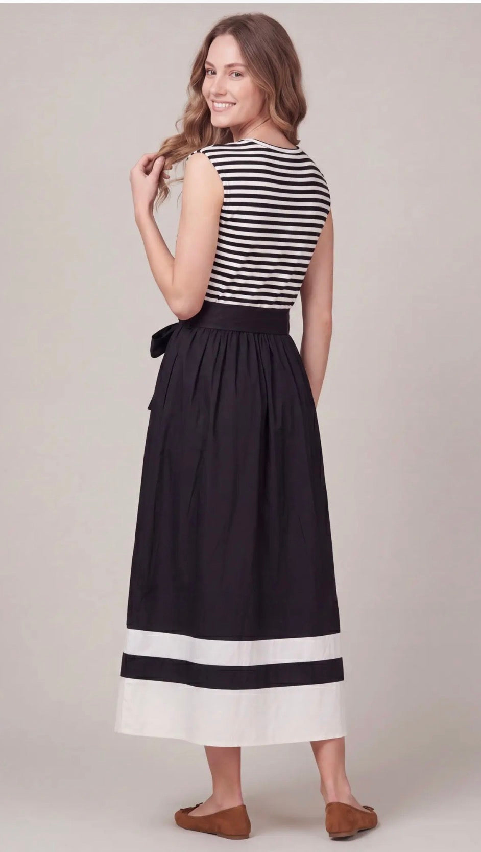 Carmen black tie dress