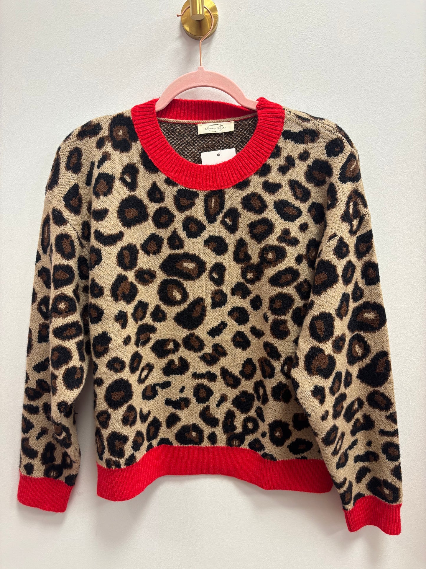 Cheetah print sweater