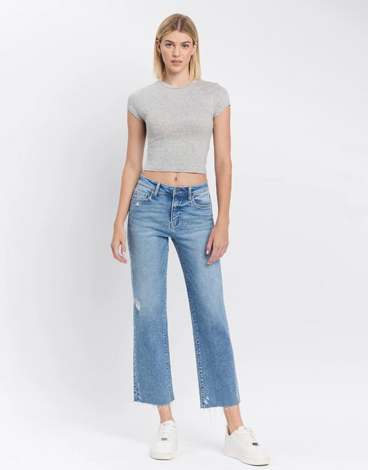 Flying monkey highrise ankle straight