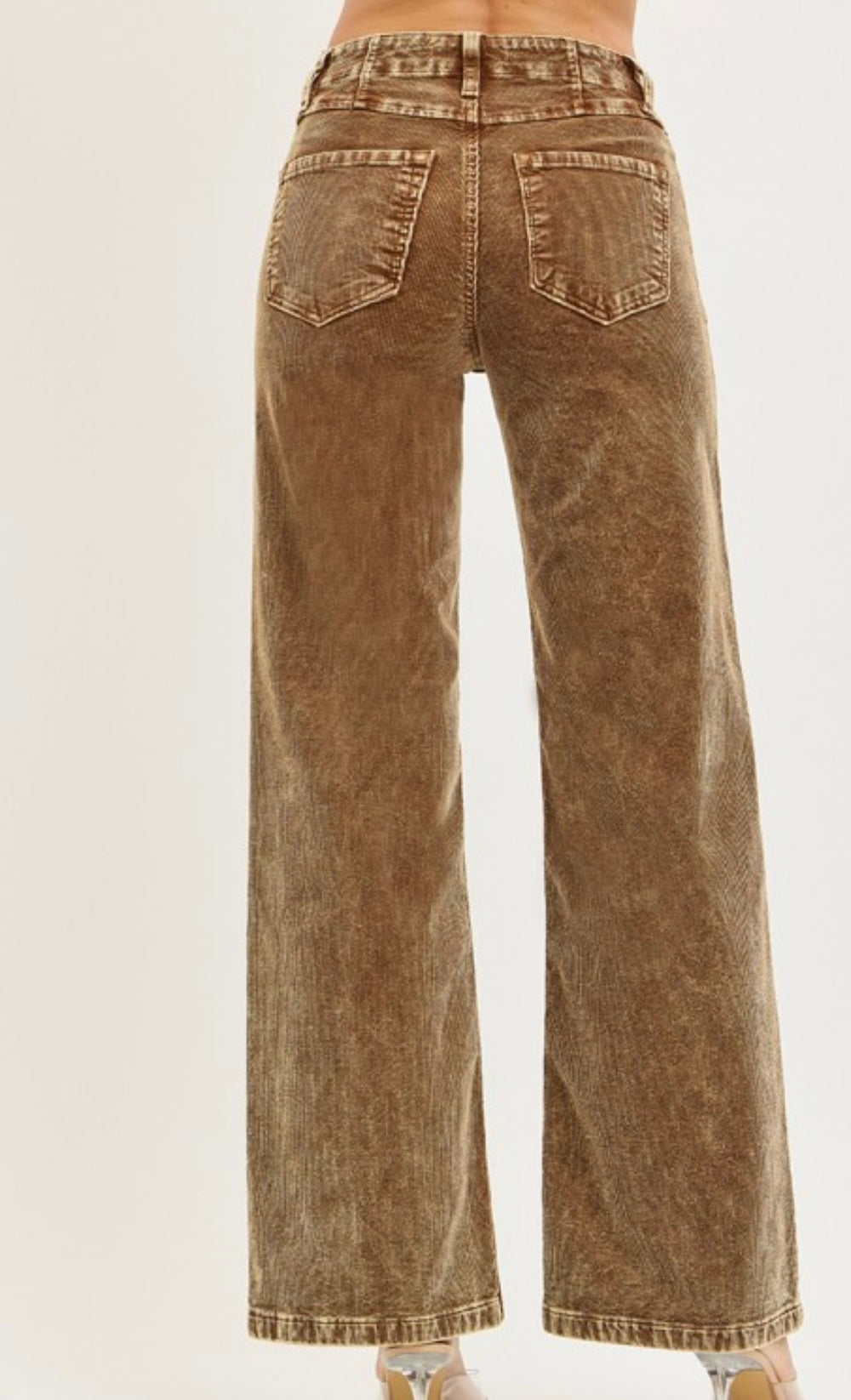 Risen mocha full length corduroy