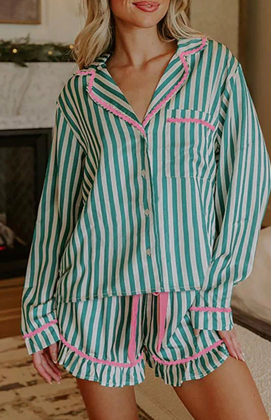 Dixie stripe lounge set