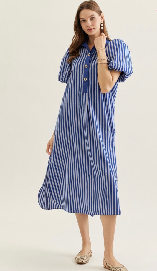 Reagan blue dress