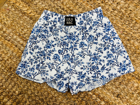 Lulu Mac blue floral shorts