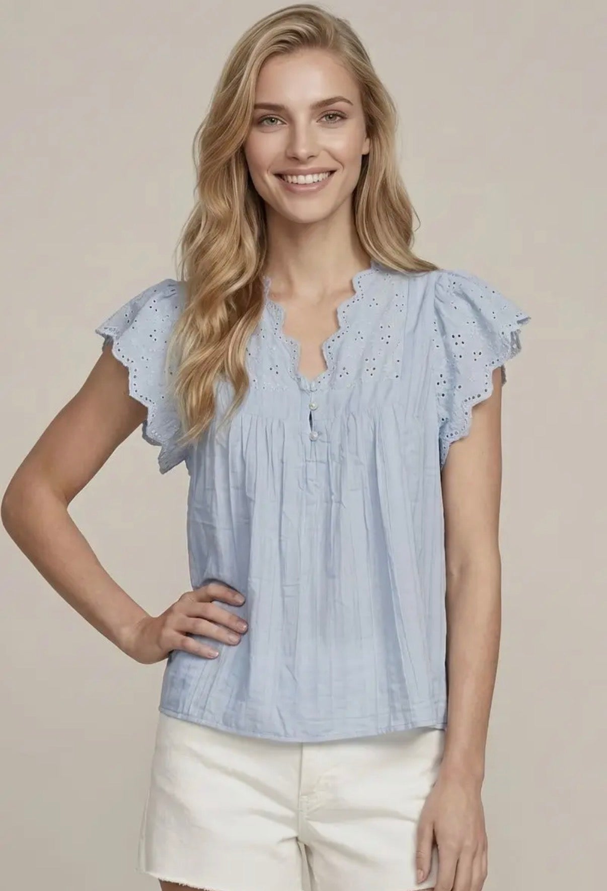 Scallop top