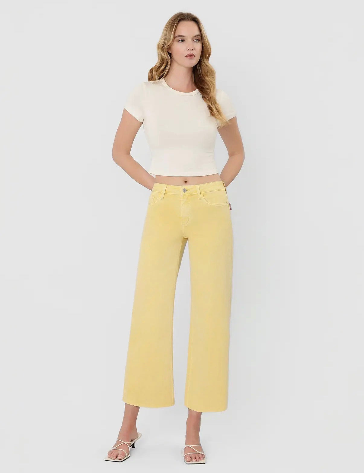 Vervet baby yellow denim
