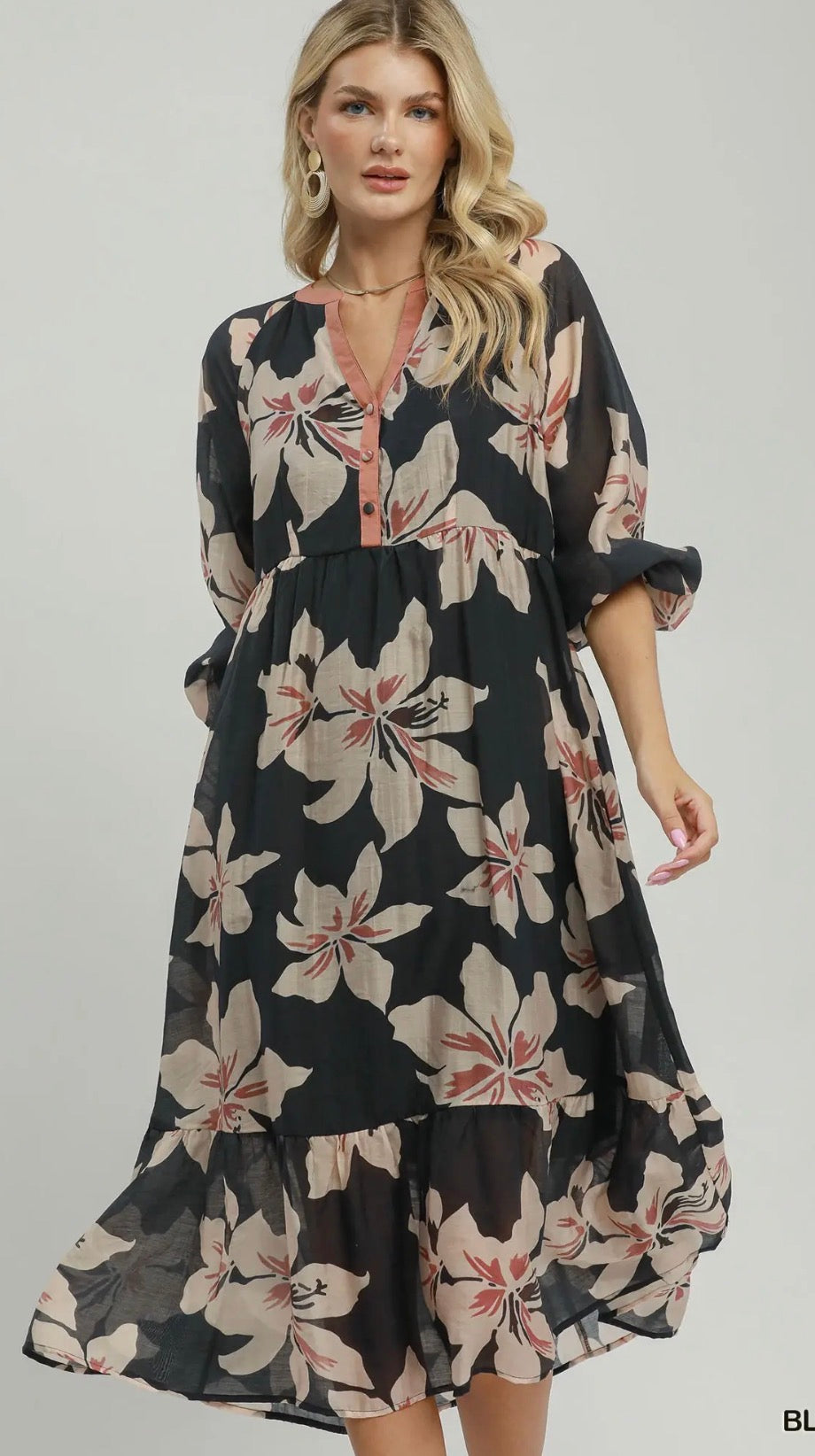 Beth floral dress
