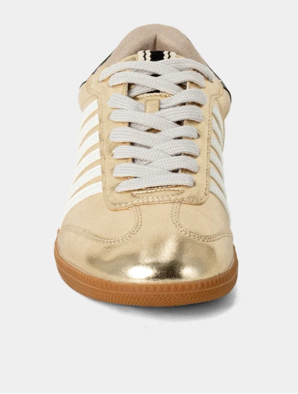 Light gold sneakers