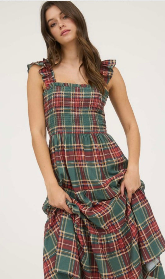 Julie plaid dress