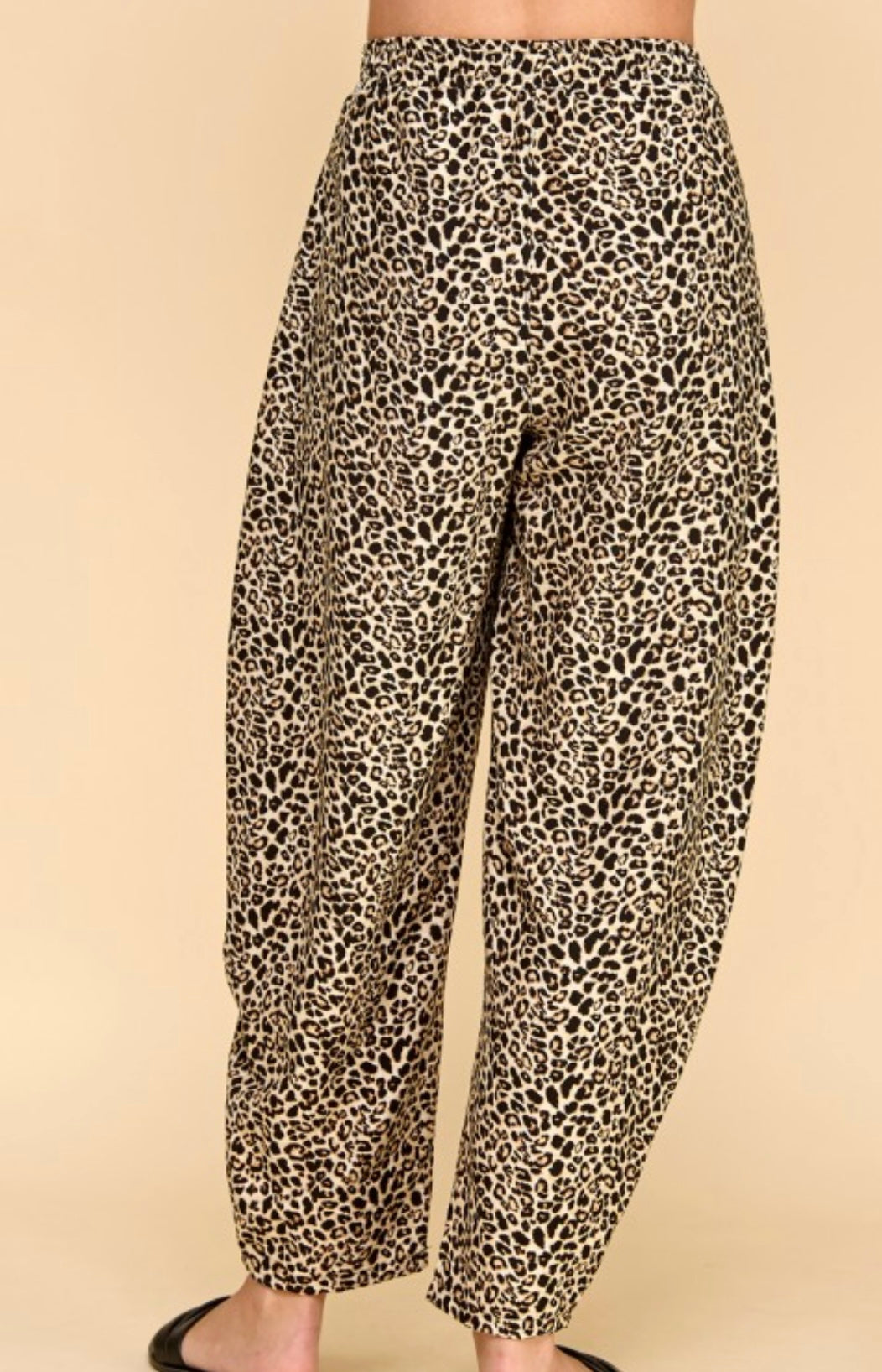 Cheetah print pants