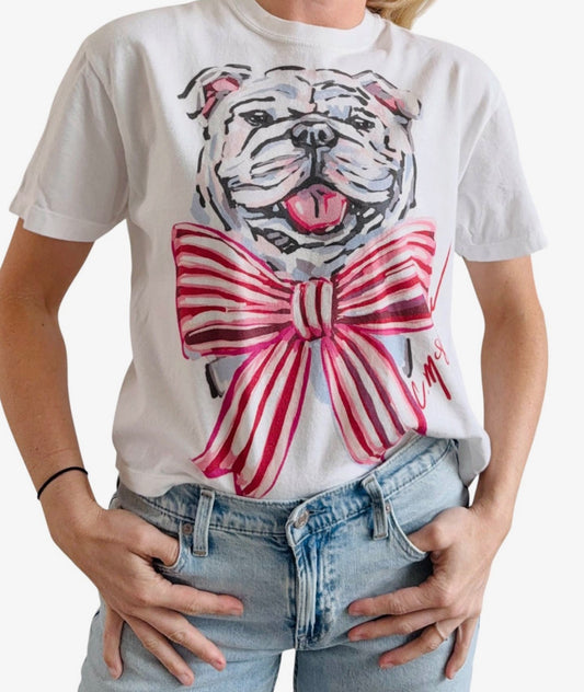 UGA bow regular fit tee