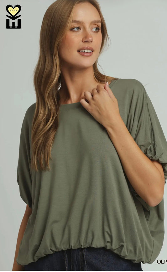 Olive bubble top