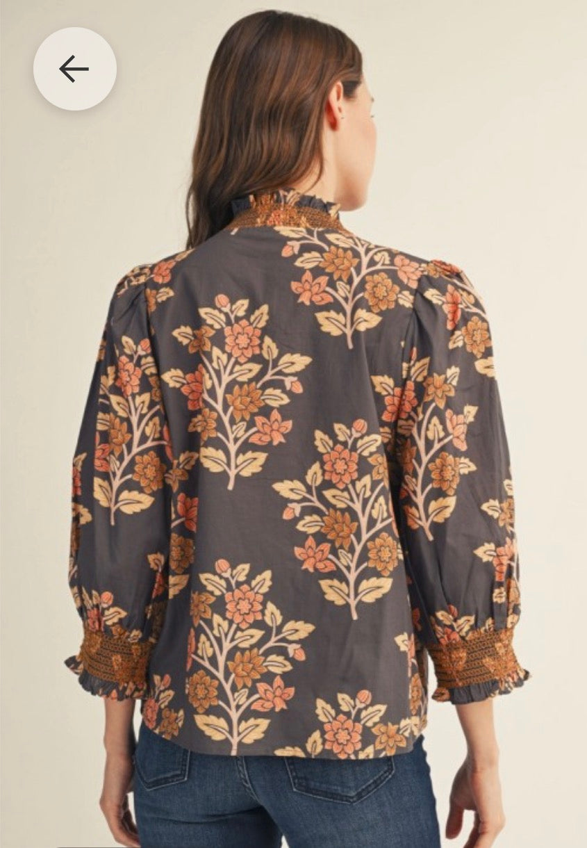 Kasey floral top